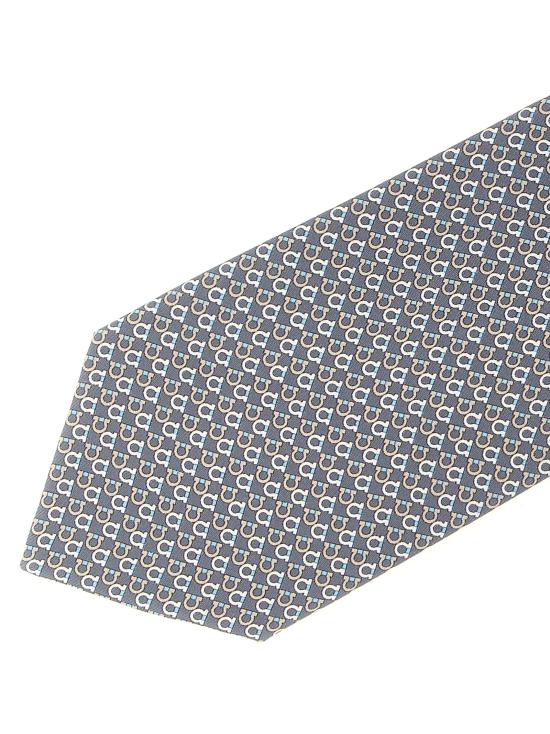 26FW 살바토레 페라가모 넥타이 794733FGRIGIO Gray - SALVATORE FERRAGAMO