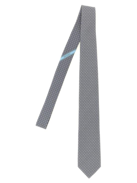26FW 살바토레 페라가모 넥타이 794733FGRIGIO Gray