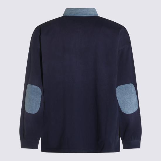 26FW 파운드 폴로 티셔츠 FOFW26SR07012 0356 FADED BLUE - FOUND