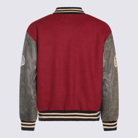 26FW 파운드 봄버 자켓 FOPF26JA01536 6598 RED VINTAGE BLACK - FOUND