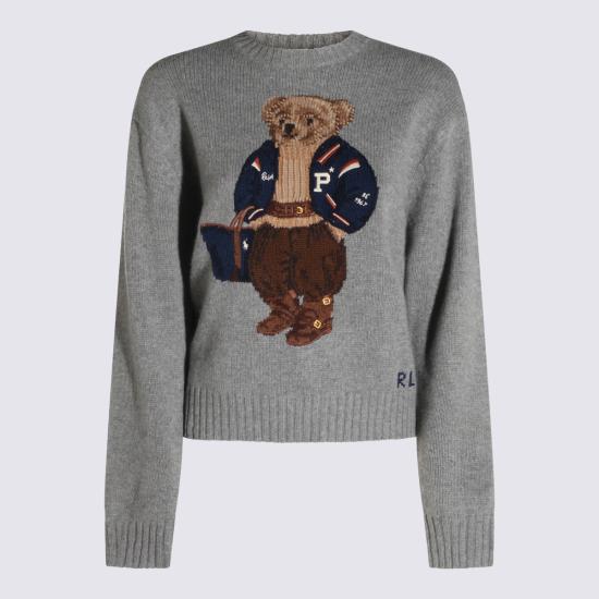 26FW 폴로 랄프로렌 스웨터 211B17771 002 GREY HEATHER
