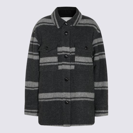 26FW 이자벨마랑에뚜왈 블라우스 26AMA0020FG D3D02EANGY ANTHRACITE GREY