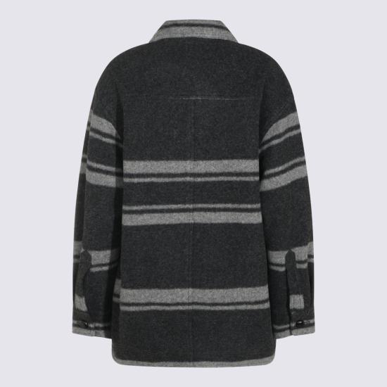 26FW 이자벨마랑에뚜왈 블라우스 26AMA0020FG D3D02EANGY ANTHRACITE GREY - ISABEL MARANT ETOILE
