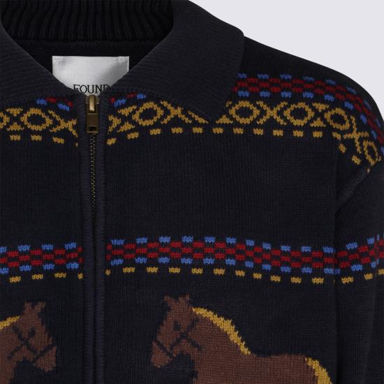 26FW 파운드 집업 니트 FOFW26SW04515 0043 NAVY - FOUND