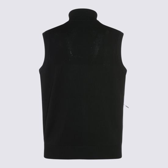 26FW 캐나다구스 하이브리지 니트 베스트 6829M 9061 BLACK NOIR