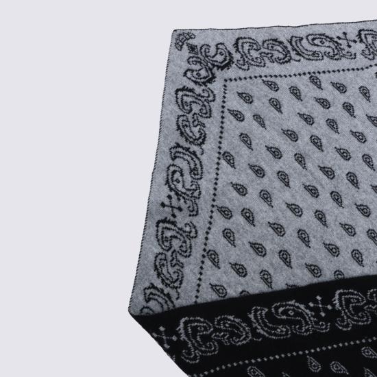 26FW 게스트 인 레지던스 머플러/스카프 A25210AL BLACKHEATHER GREY BLACK GREY - GUEST IN RESIDENCE