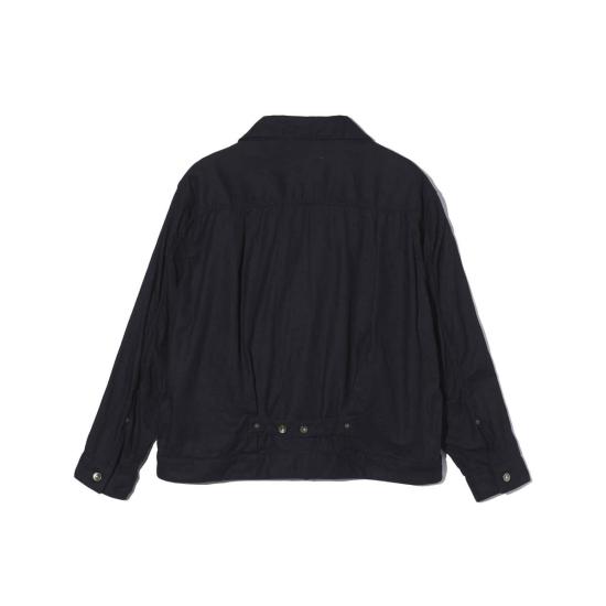  엔지니어드가먼츠 자켓 엔지니어드 가먼츠 트러커 재킷 다크 네이비 CL 자바 클로스 - ENGINEERED GARMENTS