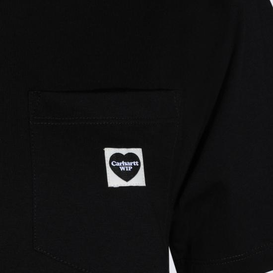 26FW 칼하트 WIP 반팔 티셔츠 I037166 00EXX NERO - CARHARTT WIP