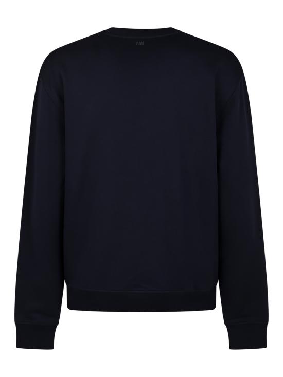 26FW 아미 스몰 하트 로고 스웨트셔츠 BFUSW035 730430 BLEU NUIT - AMI