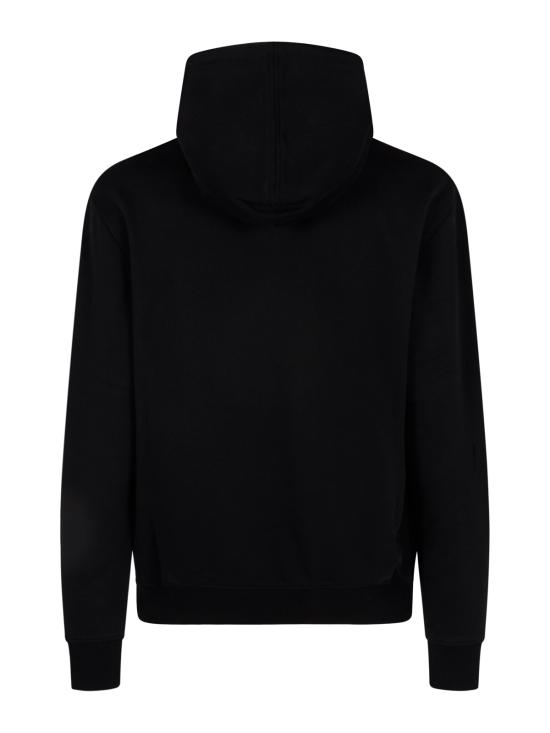 26FW 아미 스몰 하트 로고 루프백 오가닉 코튼 플리스 후드 BFUSW435 730001 NOIR - AMI