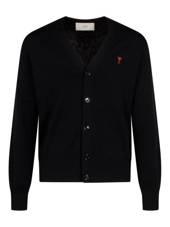26FW 아미 ADC 울 V넥 가디건 HKC361 001009 NOIR ROUGE