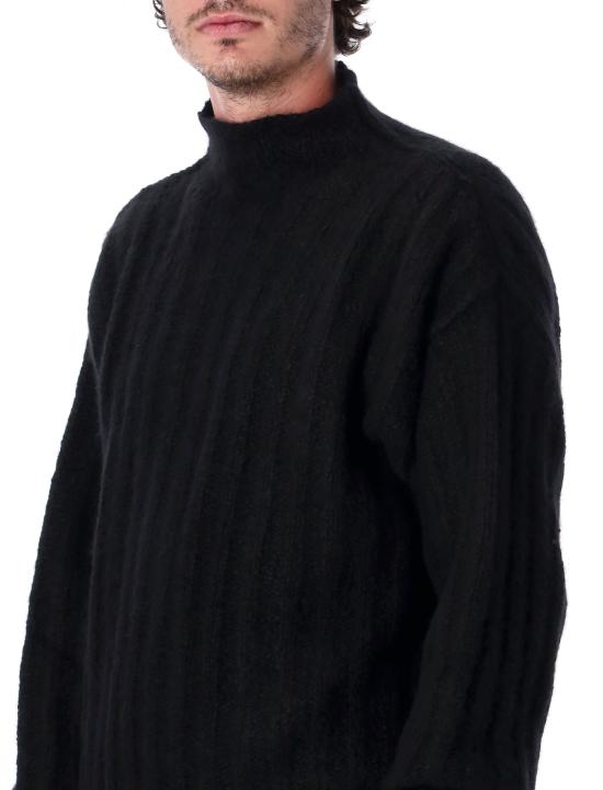 26FW 릭 오웬스 터틀넥 RR02F4678RIBWSE 09 NERO - RICK OWENS