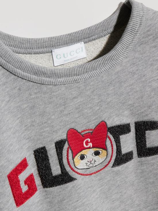 26FW [키즈] 구찌 니트/스웻셔츠 855825XJHY2 1183 GRIGIO - GUCCI