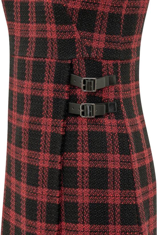 26FW 핑코 숏 원피스 107498A3GNZR4 RED - PINKO
