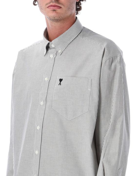 26FW 아미 긴팔 셔츠 HSH822CO0087 039 Bianco - AMI