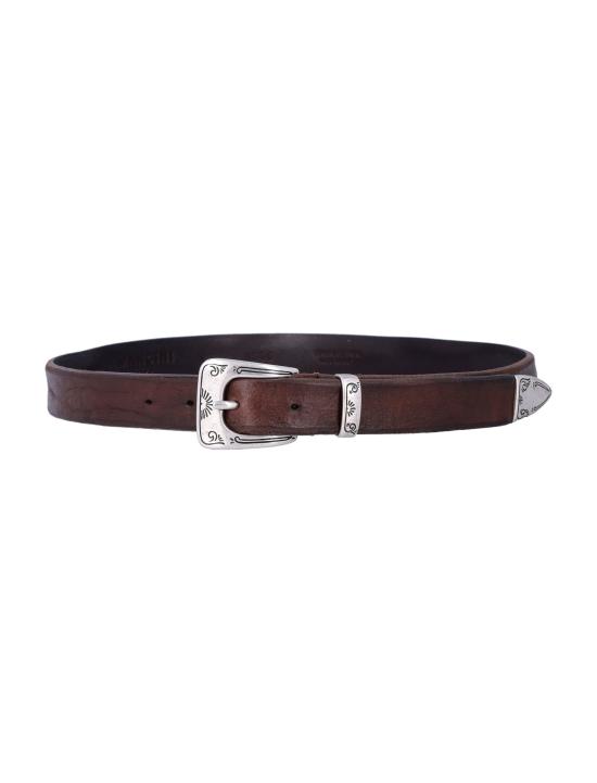 26FW 파브리치오 만치니 벨트 8506 TM DARK BROWN - FABRIZIO MANCINI