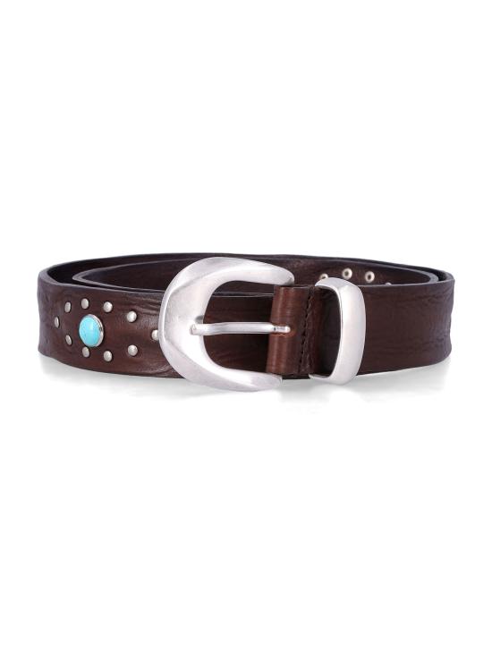 26FW 파브리치오 만치니 벨트 8502 TM DARK BROWN