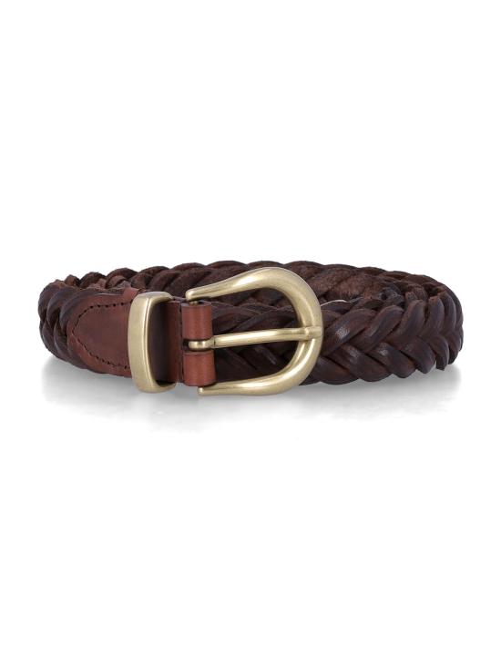 26FW 파브리치오 만치니 벨트 9219 TM DARK BROWN