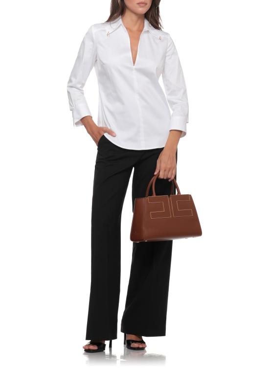 26FW 엘리자베타프랜치 셔츠 CA19366E2 100 WHITE - ELISABETTA FRANCHI