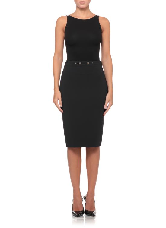 26FW 엘리자베타프랜치 바디수트 티셔츠 BO05067E2 110 BLACK - ELISABETTA FRANCHI