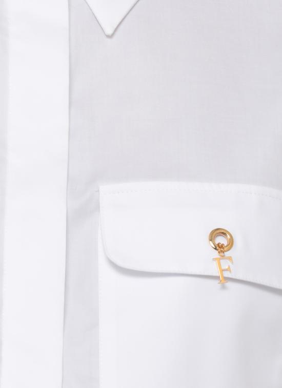 26FW 엘리자베타프랜치 셔츠 CA19266E2 100 WHITE - ELISABETTA FRANCHI