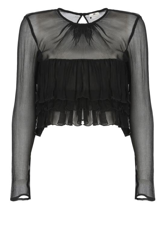 26FW 엘리자베타프랜치 블라우스 CA18766E2 110 BLACK