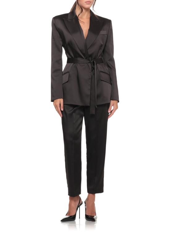 26FW 엘리자베타프랜치 스트레이트 팬츠 PA20366E2 110 BLACK - ELISABETTA FRANCHI