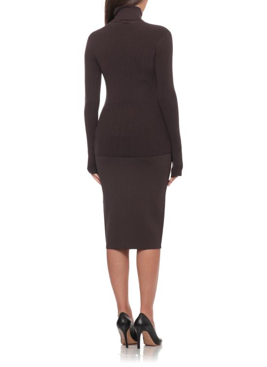 26FW 엘리자베타프랜치 터틀넥 MK05B66E2 EV9 BROWN - ELISABETTA FRANCHI