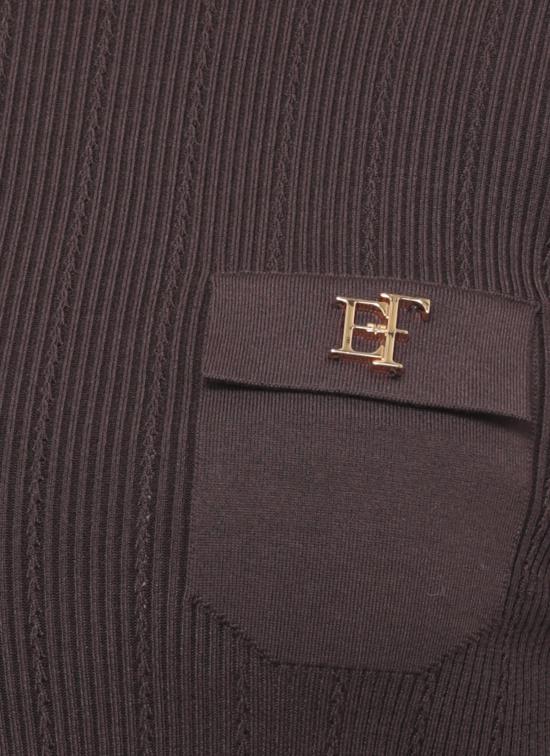 26FW 엘리자베타프랜치 터틀넥 MK05B66E2 EV9 BROWN - ELISABETTA FRANCHI