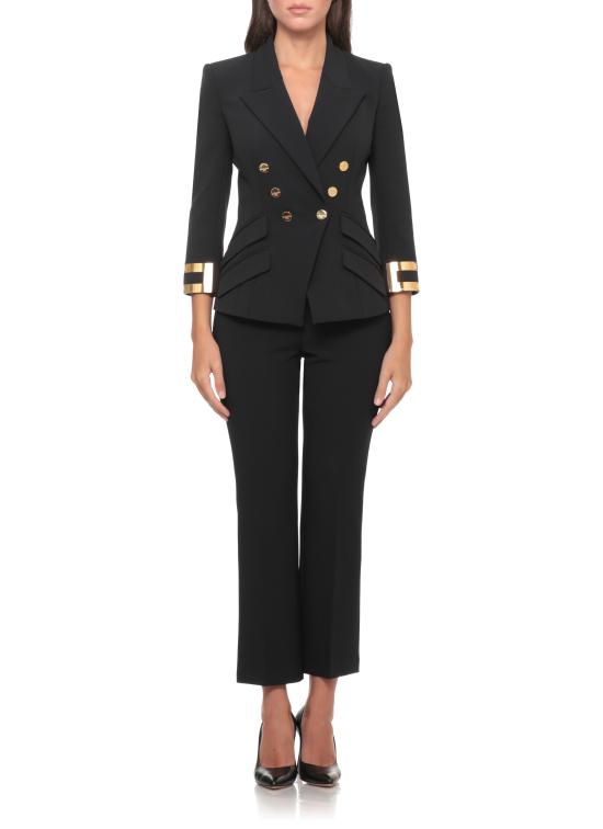 26FW 엘리자베타프랜치 수트 자켓 GI26866E2 110 BLACK - ELISABETTA FRANCHI