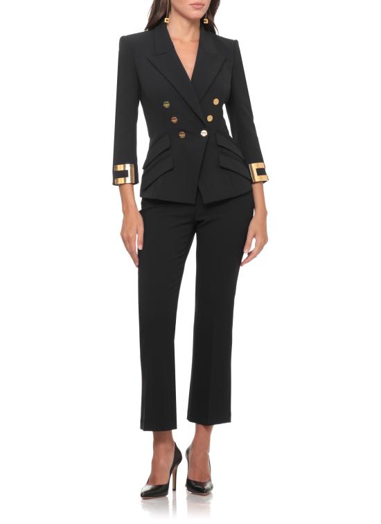 26FW 엘리자베타프랜치 수트 자켓 GI26866E2 110 BLACK - ELISABETTA FRANCHI