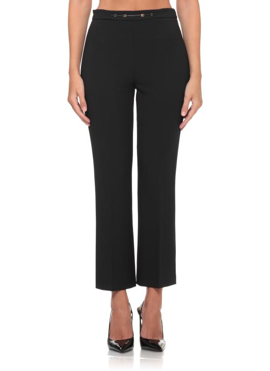 26FW 엘리자베타프랜치 스트레이트 팬츠 PA19866E2 110 BLACK - ELISABETTA FRANCHI