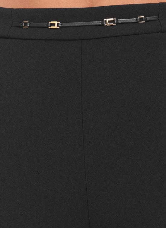 26FW 엘리자베타프랜치 스트레이트 팬츠 PA19866E2 110 BLACK - ELISABETTA FRANCHI