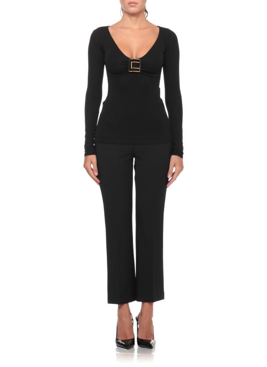 26FW 엘리자베타프랜치 스웨터 MD00567E2 110 BLACK - ELISABETTA FRANCHI