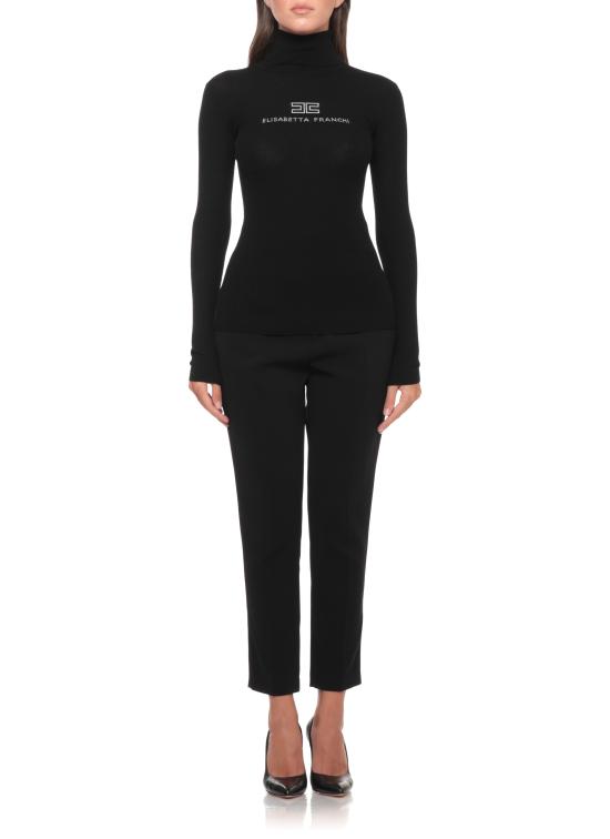 26FW 엘리자베타프랜치 터틀넥 MK18B66E2 685 BLACK - ELISABETTA FRANCHI