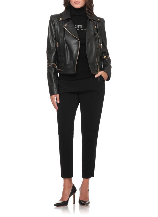 26FW 엘리자베타프랜치 터틀넥 MK18B66E2 685 BLACK - ELISABETTA FRANCHI