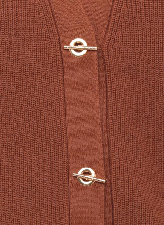 26FW 엘리자베타프랜치 가디건 MK01S66E2 FK3 BROWN - ELISABETTA FRANCHI