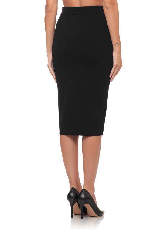 26FW 엘리자베타프랜치 미디 스커트 GK28B66E2 110 BLACK - ELISABETTA FRANCHI
