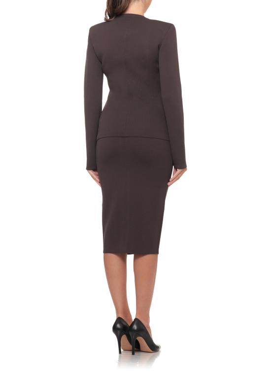 26FW 엘리자베타프랜치 가디건 MK68B66E2 EV9 BROWN - ELISABETTA FRANCHI