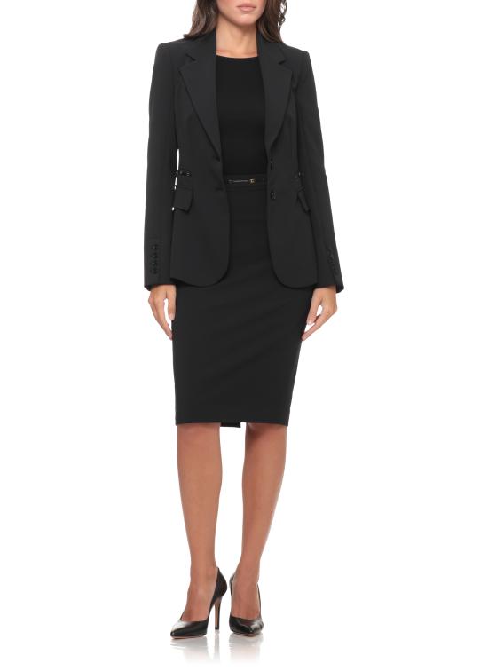 26FW 엘리자베타프랜치 미디 스커트 GO22366E2 110 BLACK - ELISABETTA FRANCHI