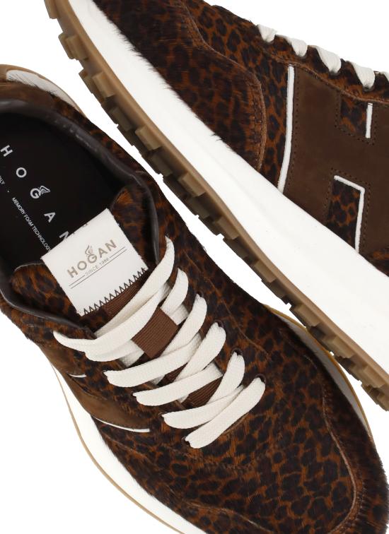 26FW 호간 스니커즈 HXW6410EH4OVHP 0R1X BROWN - HOGAN