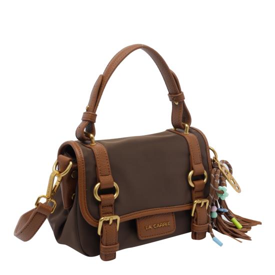 26FW 라캐리 토트백 162MXS513 NYEBROWN - LA CARRIE