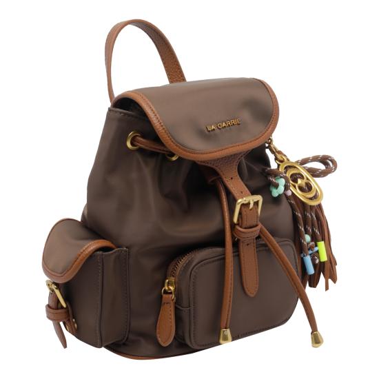 26FW 라캐리 백팩 162MZB190 NYEBROWN - LA CARRIE