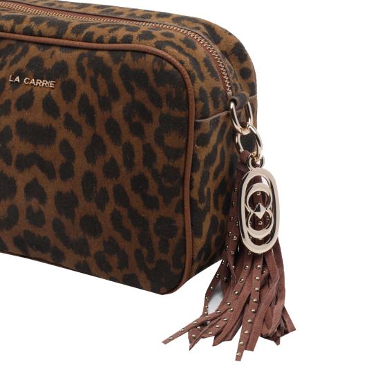 26FW 라캐리 크로스백 162PCC551 SULLEOPARD BROWN - LA CARRIE
