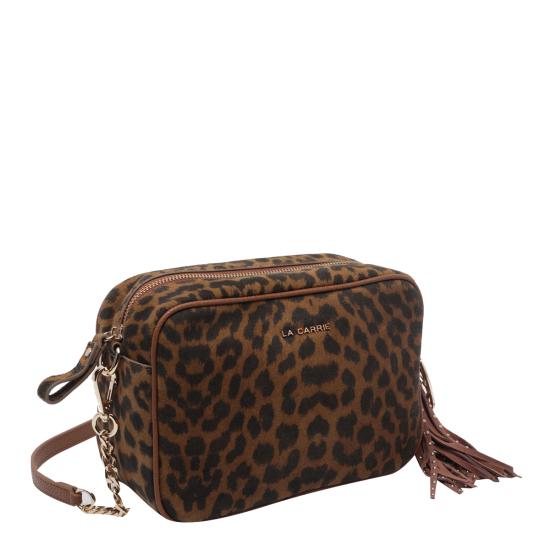 26FW 라캐리 크로스백 162PCC551 SULLEOPARD BROWN - LA CARRIE
