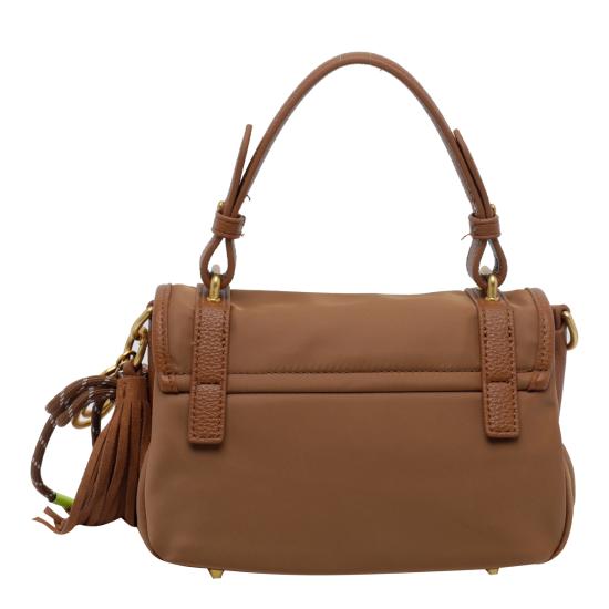 26FW 라캐리 토트백 162MXS513 NYECUOIO BROWN - LA CARRIE
