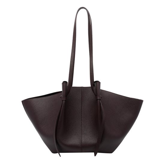 26FW 유제피 숄더백 LARGE MOCHI PEBBLE GRAIN LEATHERL078 BROWN - YUZEFI