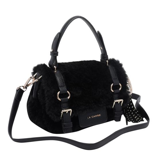 26FW 라캐리 토트백 162MXS511 FUEBLACK - LA CARRIE