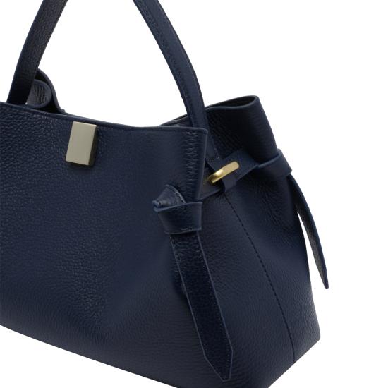 26FW 유제피 토트백 GYOZA PEBBLE GRAIN LEATHERL063 BLUE - YUZEFI