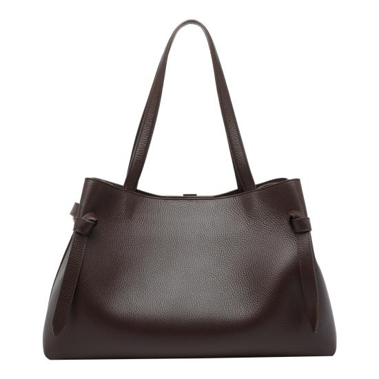 26FW 유제피 토트백 GYOZA TOTE PEBBLE GRAIN LEATHERL038 Brown - YUZEFI